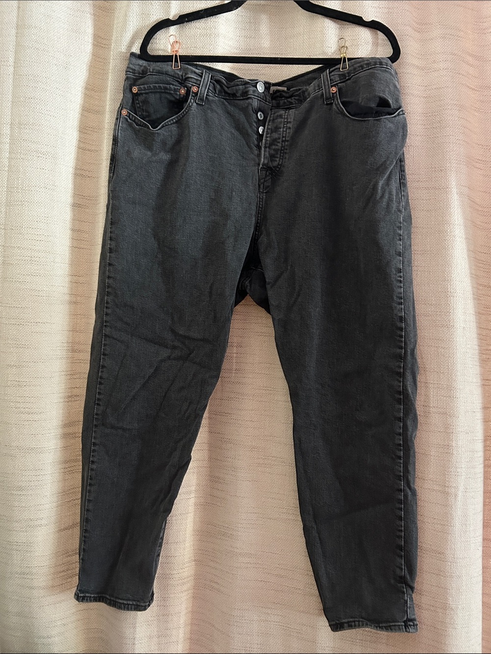 Levi's Women's Wedgie Skinny Jeans in Washed Black